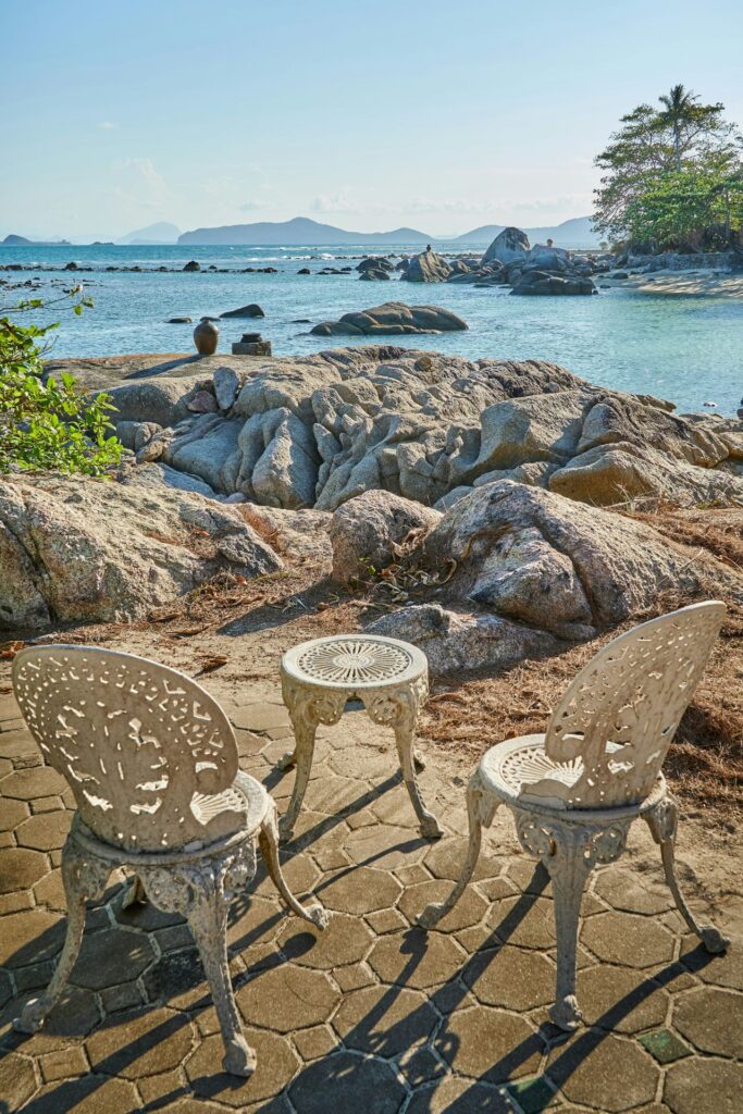 A construction project in Koh Samui following local regulations and zoning laws.